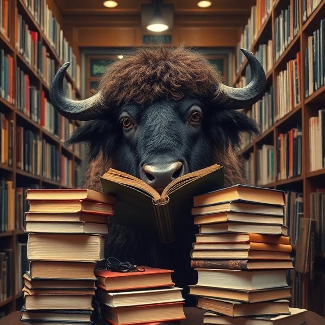 bison reading